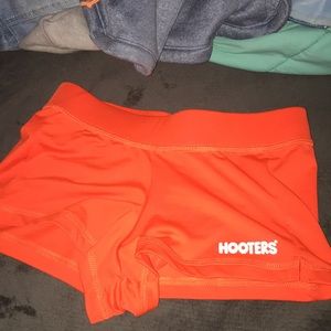Hooters orange shorts